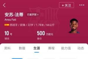 巅峰8000万?西媒：22岁法蒂续约1年，外租摩纳哥+1100万欧买断
